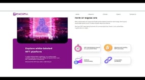 Excopia (NFT Marketplace Web application) Portfolio Image