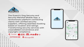 Raynet- The Guard & Dog Security Mobile Application Portfolio Image