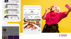 Social Media App for Viral Videos Portfolio Image