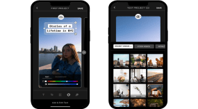 Video Creation and Storytelling Mobile App Portfolio Image