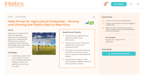 Web-Portal for Agricultural Enterprise – Storing and Viewing the Field’s Data in Real-time Portfolio Image