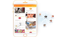 Sparkle – Geo-Based Social Chat Mobile App Portfolio Image