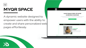 Personalized QR Code Generator Website Portfolio Image