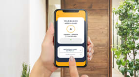 Buzzin | Touchless visitor management solution Portfolio Image