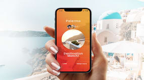 Skydreamer | Mobile app for matching people for co-travelling Portfolio Image