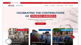 DAR.org Redesign – Honoring the Past, Engaging the Future Portfolio Image