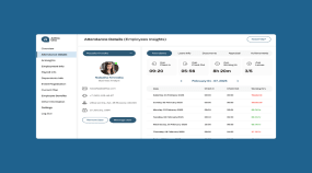 AI ML Based Attendance Management System Portfolio Image