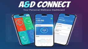 A&D Connect – Health Management Mobile App Portfolio Image