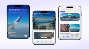 AI-powered Travel App Development Portfolio Image