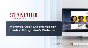 New website for Stanford Magazine Portfolio Image