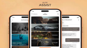 Traveling App UI/UX Design Portfolio Image