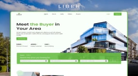 Real Estate Website UX/UI Design Portfolio Image