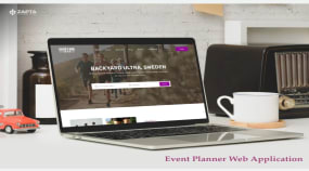 Event Planner UX/UI Design Portfolio Image