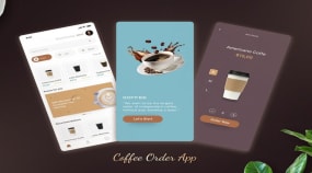 QuickBrew Online Ordering System Portfolio Image