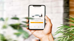 Car Rental App Design Portfolio Image