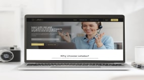 Educational Platform UX/UI Design Portfolio Image