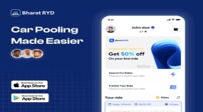 BharatRYD: Cross-Platform Carpooling Marketplace for India Portfolio Image