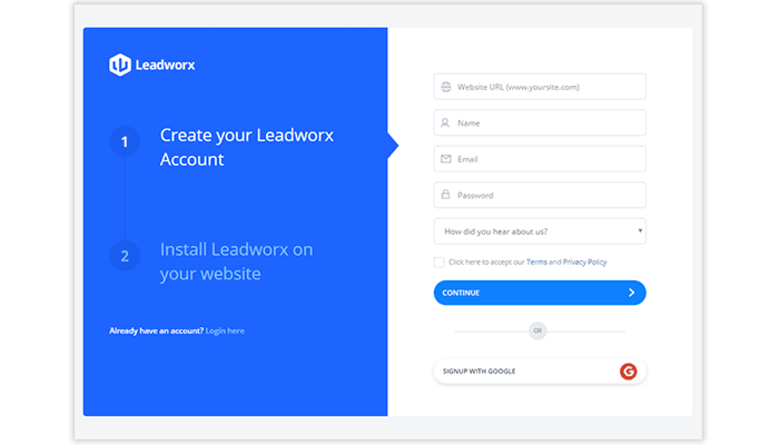 Simple onboarding