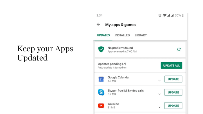 Keep the App Updated