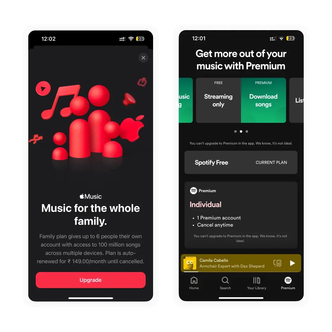 apple music vs spotify premium