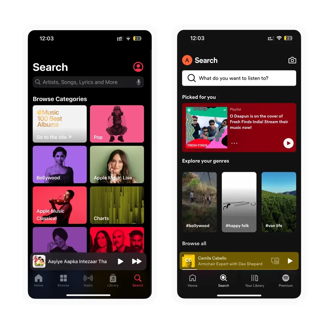 apple music vs spotify