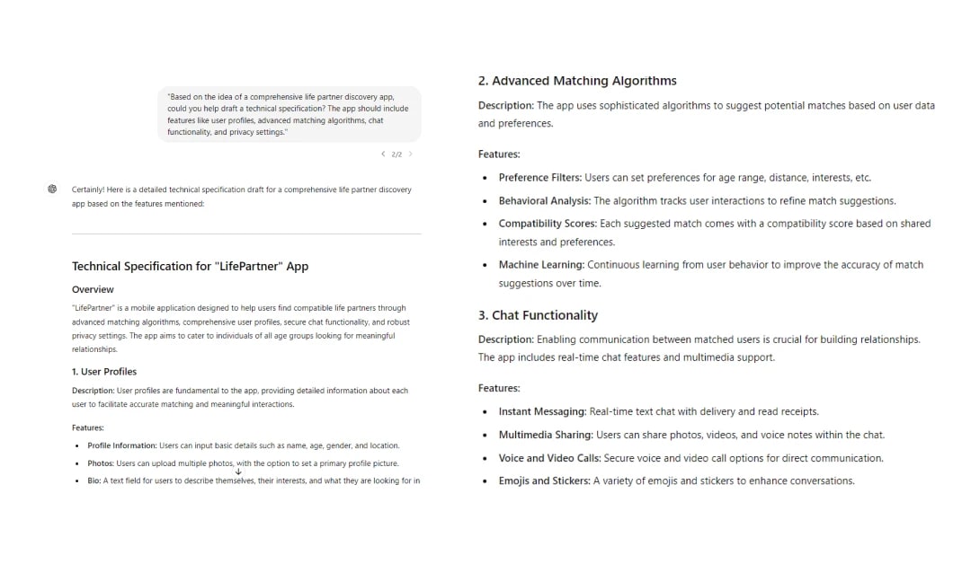 use chatgpt to build an app