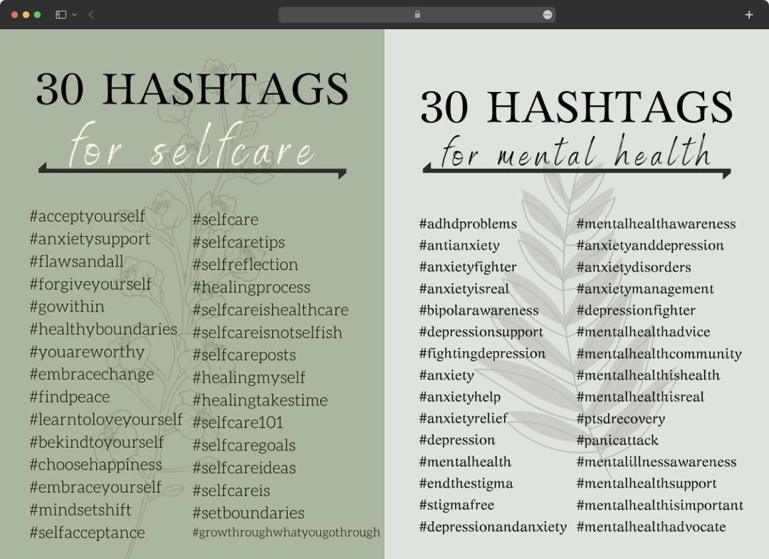 Instagram hashtags
