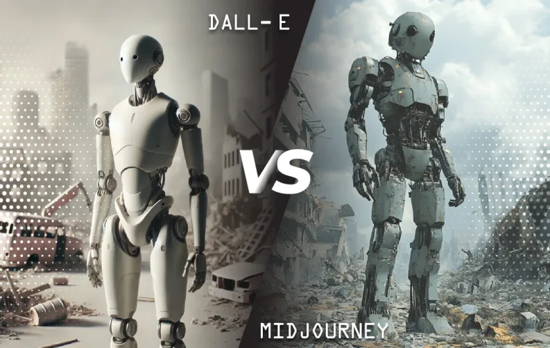 Alt text: DALL-E 3 vs Midjourney - Side-by-Side Comparison