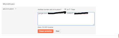 Cara Mengatasi Peringatan Ads.txt Adsense di Blogger