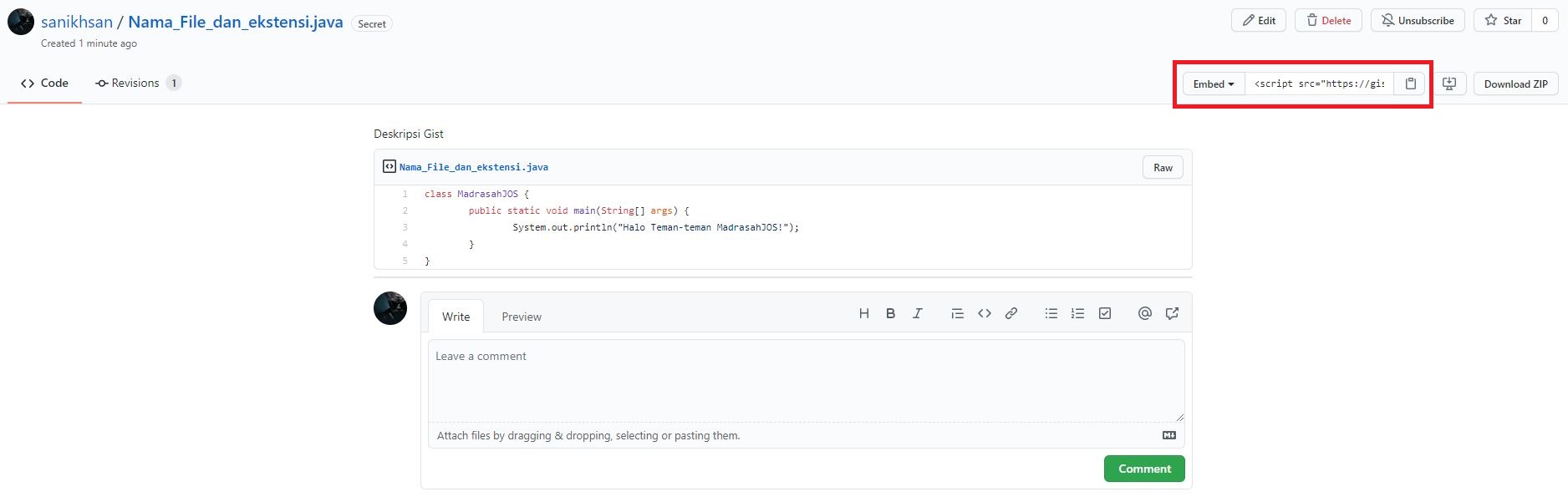 Cara Memasang Kode Snippet Di Blog Dengan Mudah
