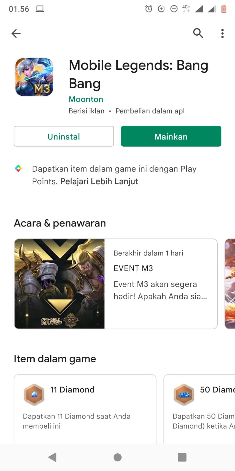 Cara mengatasi Stuck Game Loading Resources:init Mobile Legend