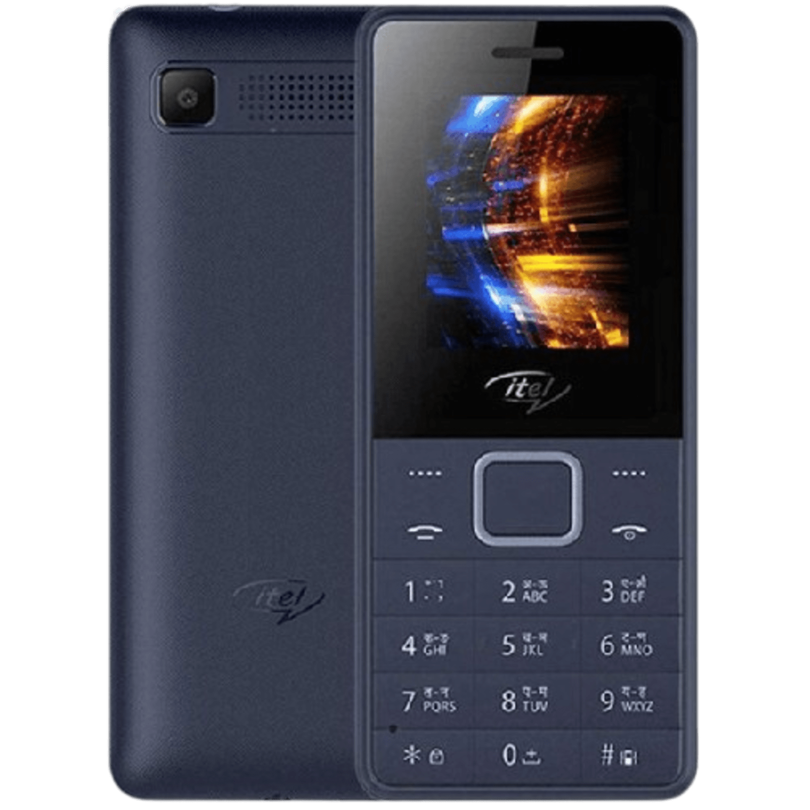 Itel 2163 Dual Sim, 1.8" 32mb Rom, 32mb Ram 1000mah - Black