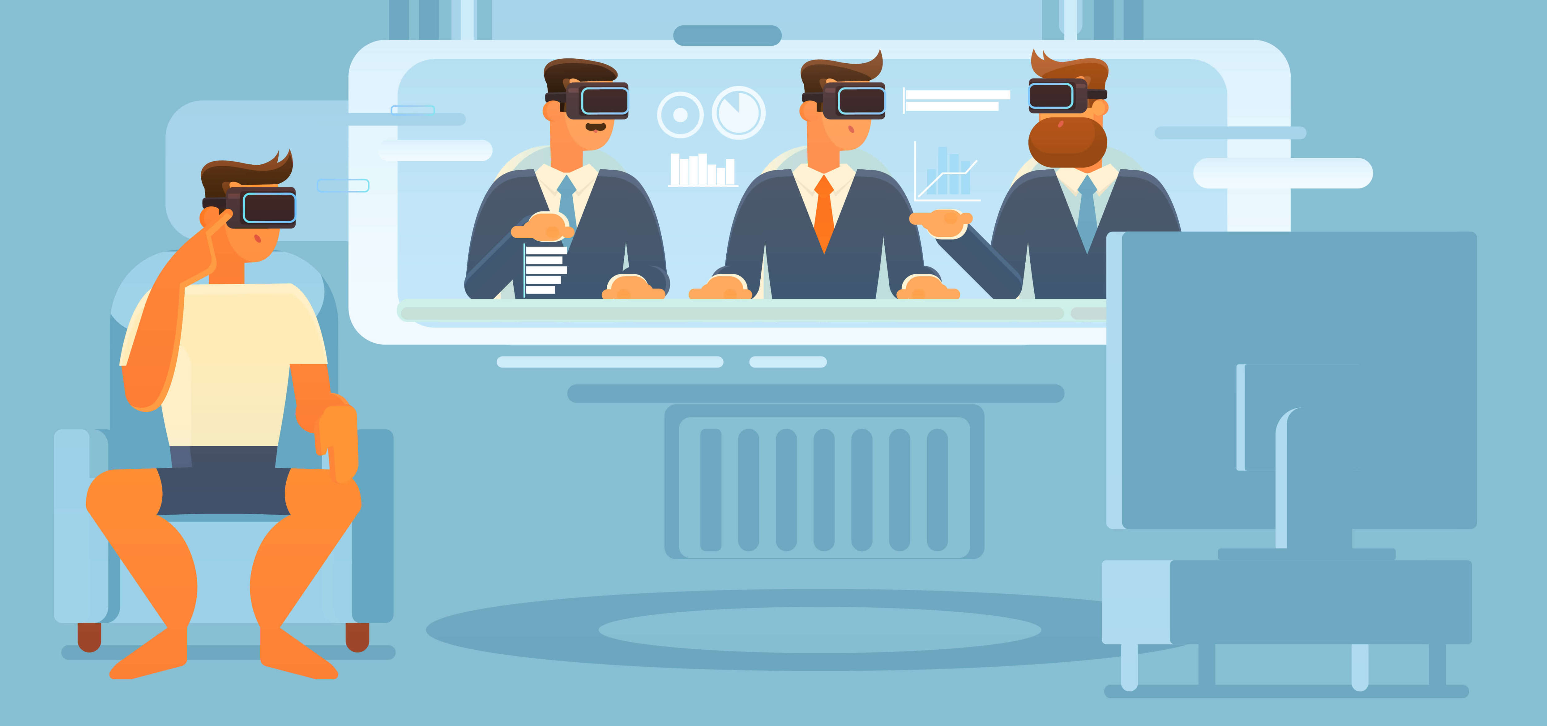 Using VR at career fairs