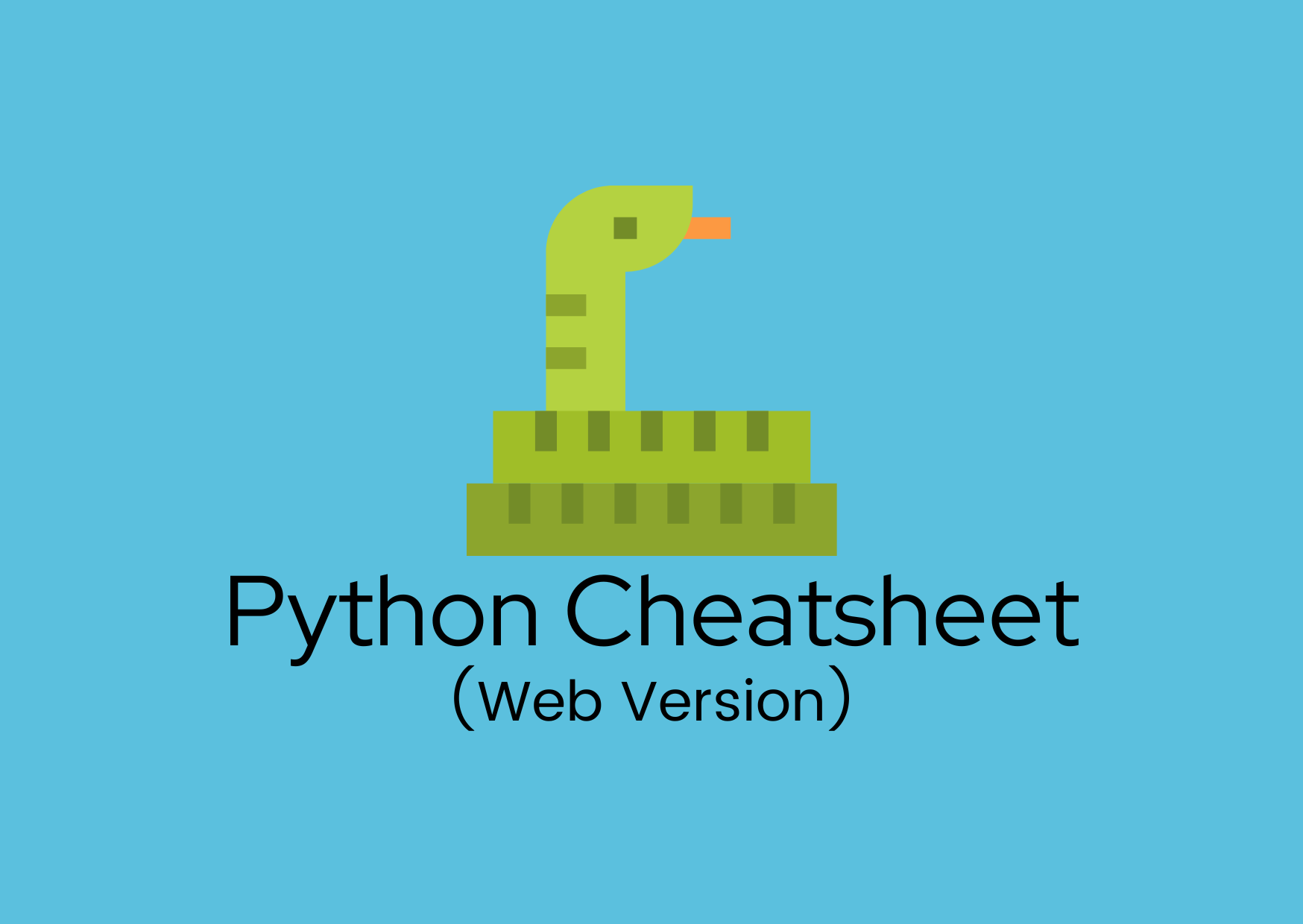 Python Cheat Sheet