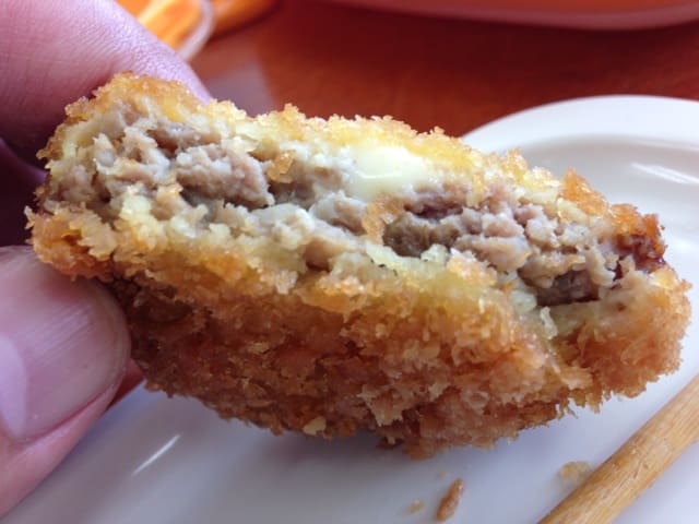 Menchikatsu (minced meat cutlets): Yoshizawa store