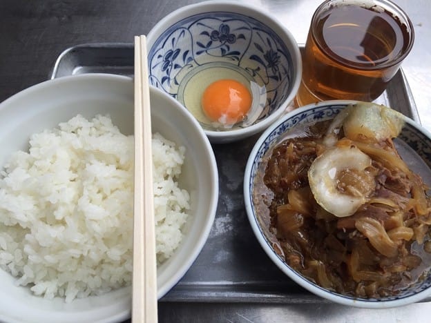 Boiled Motsu on the Haccho-Miso Basis.