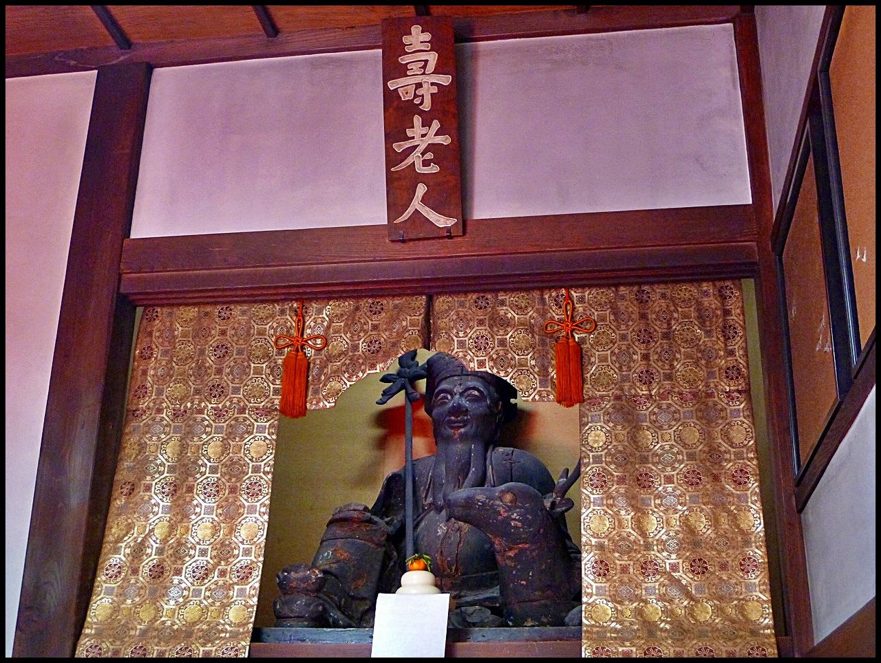 ”Shichifukujin” at “Choanji” Temple is a deity for long life! Make a wish for your health.