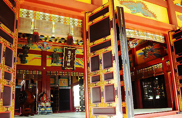 Shrine in “Gongen-zukuri” style, (Shinto architecture)