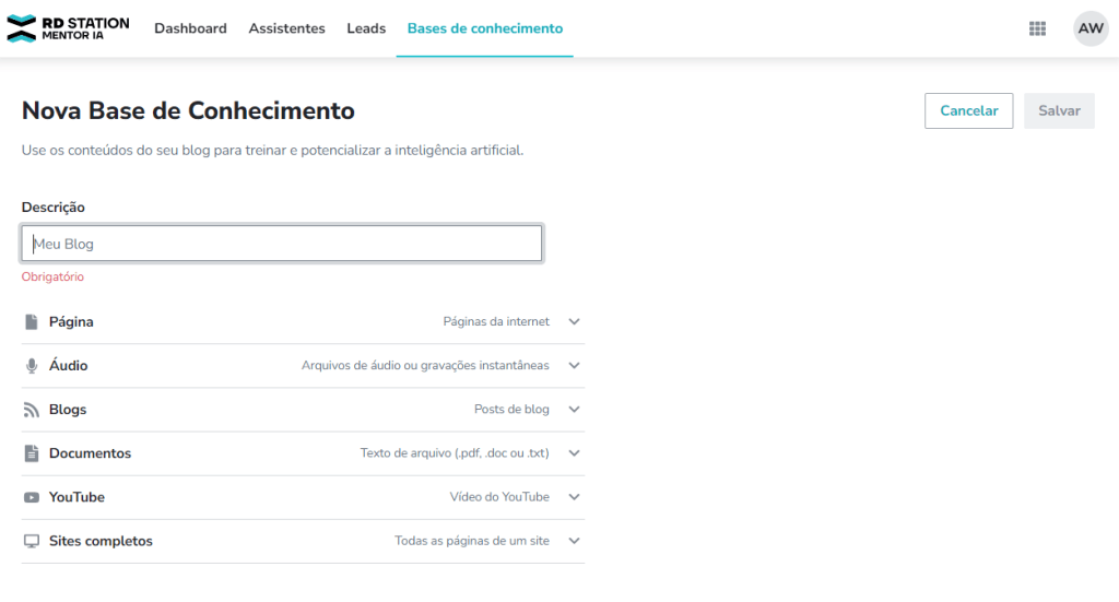 Criar uma base de conhecimento é indispensável para o seu assistente