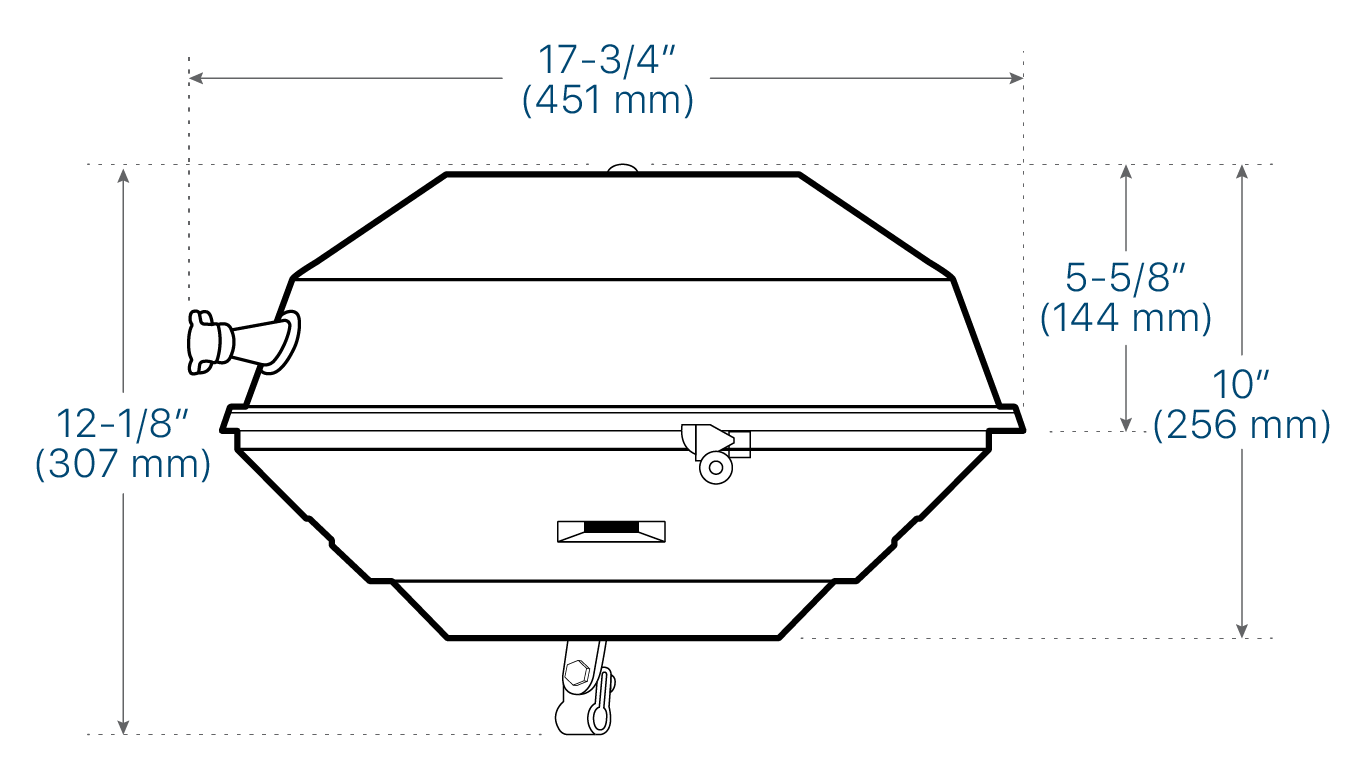 Magma Marine Kettle 3 GAS Grill - Party Size - 17 in.