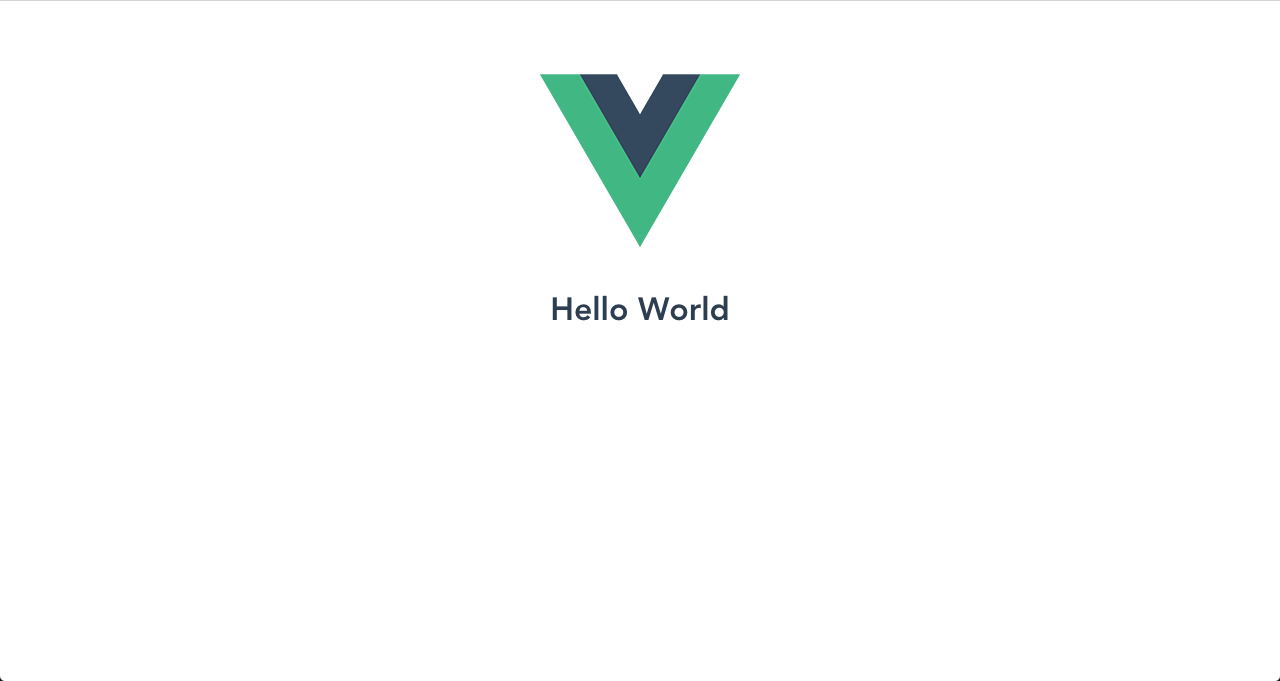 Hello World com VueJS