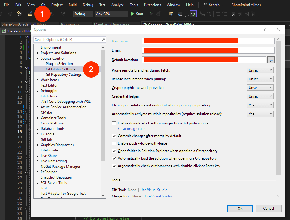 Git Global Settings