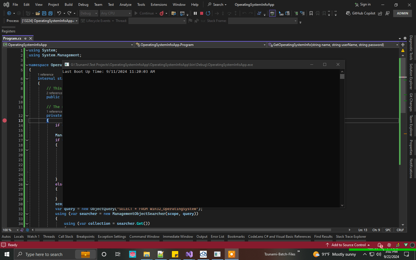 Running Project