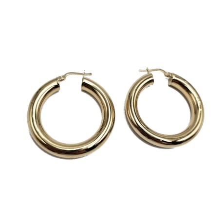 18K Gilded Halo Earrings