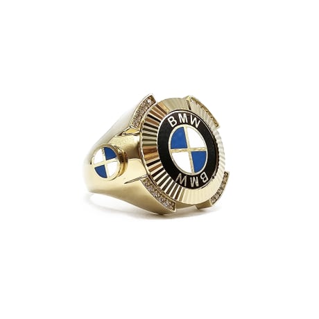 18K BMW Men's Ring