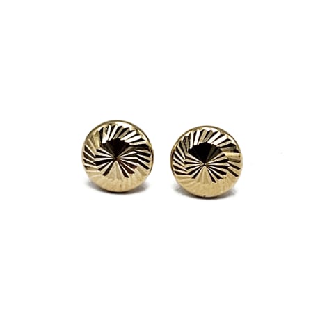 18K Circle Stud Earrings