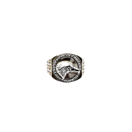 18K Hawk Men's Ring