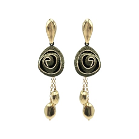 18K Precious Flower Earrings