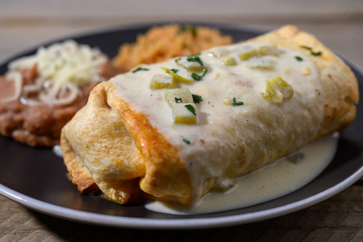 Seafood Chimichanga