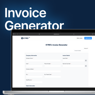 Invoice generator tool